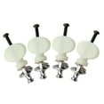thumbnail image 2 of 4 Pcs Pinces de Réglage Ukulélé Tête de Machine pour Guitare Classique Ukulélé Blanc, 2 of 5