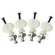 thumbnail image 2 of 4 Uds. es de ukelele para piezas de guitarra clásica de ukelele blanco Yuyangstore Ukulele Tuning Pegs Keys, 2 of 5