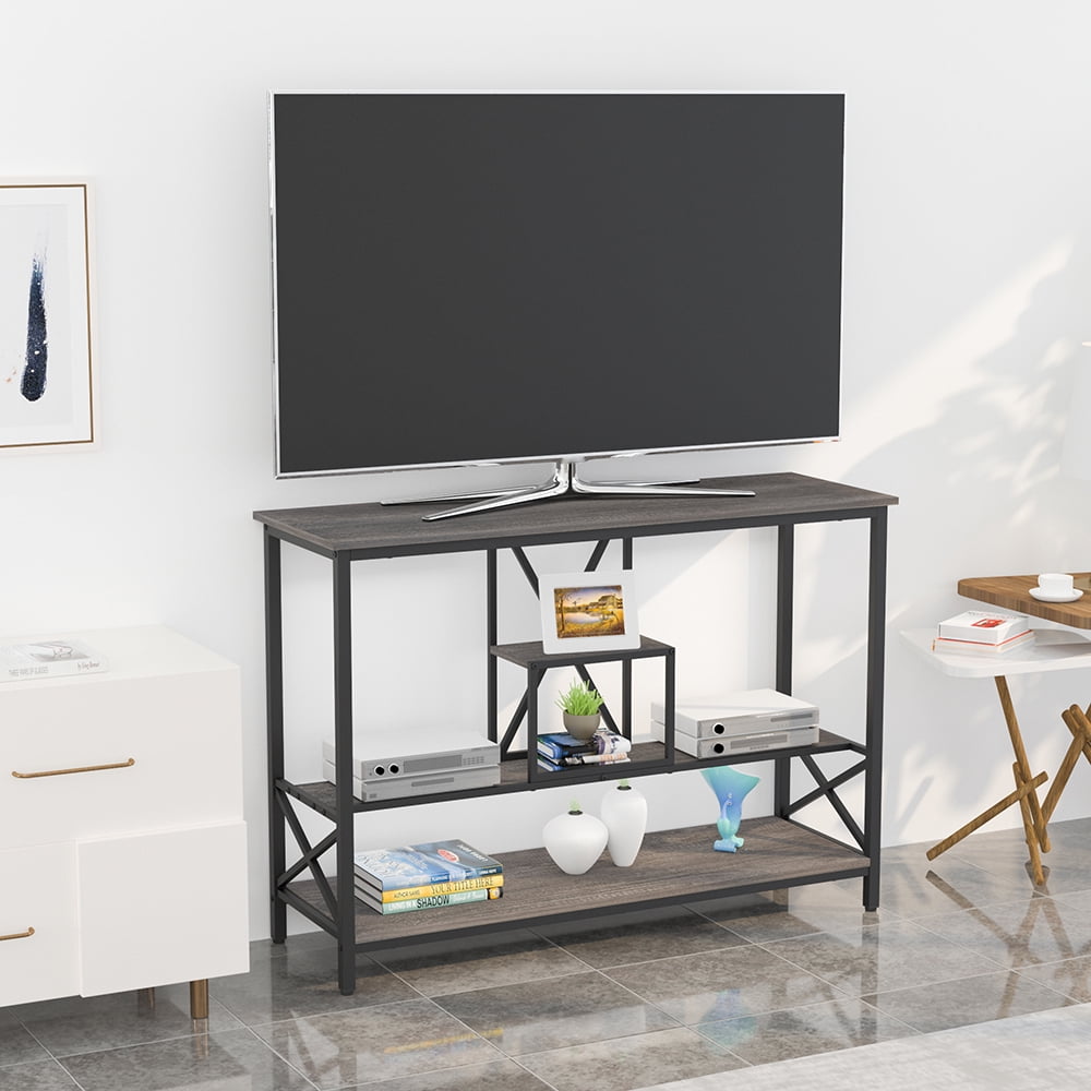 Goldwing Rustic TV Stand with Storage Shelves for TV Up To 50 Inches