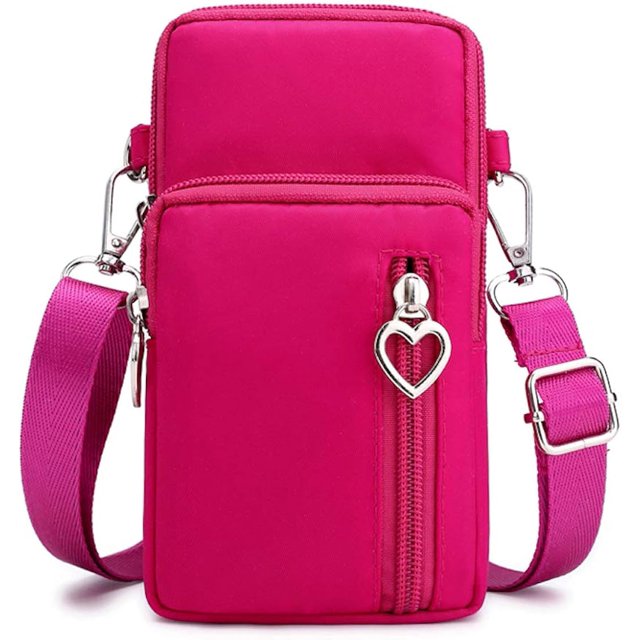 Small Crossbody Wallet Phone Bag for Women Mini Crossbody Cell Phone Purse