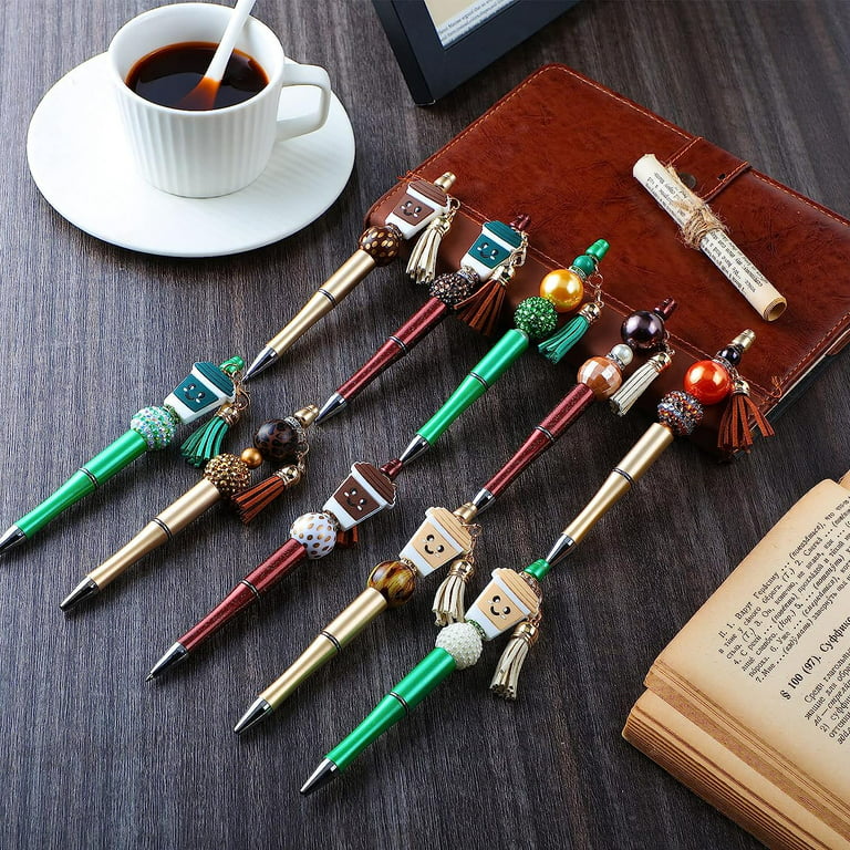 Wholesale Metal Beadable Pen Creative DIY Beads Ballpoint With Shaft Black  Ink Stationery School Office Supplies Kids Gift From Xiguabc56, $12.32