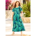 thumbnail image 2 of Catherines Women's Plus Size Open-Shoulder Pocket Maxi Dress, 2 of 2