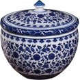 thumbnail image 1 of Ceramic Rice Container, Porcelain Grain Dispenser, Retro Ceramic Cereal Storage Container, Grain Dispenser, Rice Storage Container, for Grains, Snacks, 1 of 1