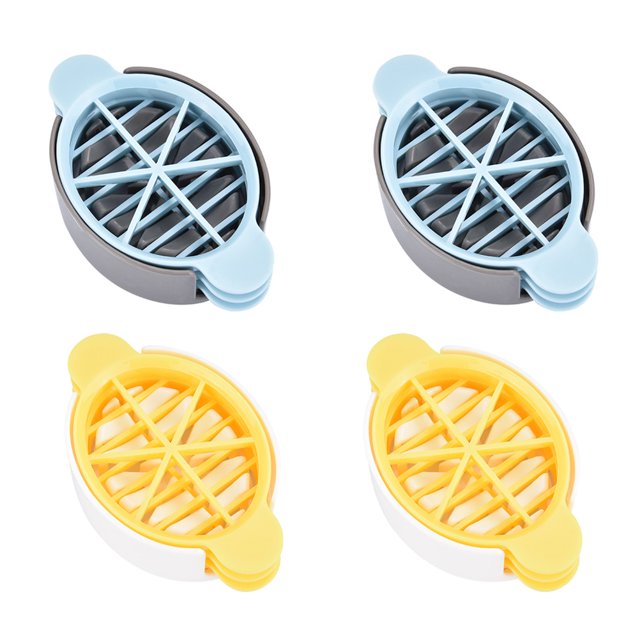 4 piezas de huevos cocidos multifunción divisores de huevos de plástico Chopper herramienta de corte de alimentos Gadget de cocin HOMEMAXS 6972679-MX