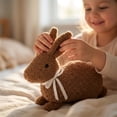 thumbnail image 4 of Easter Bunny Shaped Cute Throw Pillow, Decorative Stuffed Bunny Pillow for Bed and Couch, Cotton Pillow Stuffed Animals Plush Toys, Throw Pillow for Girl Room Decor Bedroom, 11.8x15.7in, 4 of 7