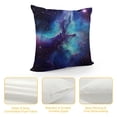 thumbnail image 4 of Fenyluxe Galaxy Dust Hologram Fashion Style Dirt-Resistant Throw Pillow Covers for Couch Sofa Bed Living Room Bedroom for Home Decor 20x20in, 4 of 5