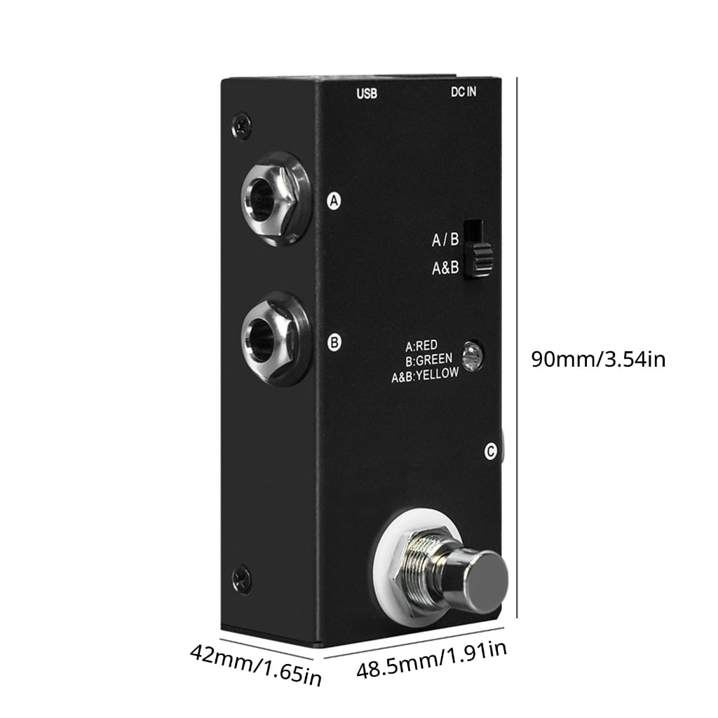 ABY Line Selector AB Switches Small Guitar Effect Pedal ABY Channel Switches