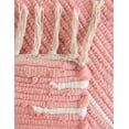 thumbnail image 7 of Unique Loom Chindi Cotton Collection Area Rug - Briah (2' 7" x 10' Runner Rose/Ivory), 7 of 7