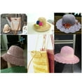 thumbnail image 4 of 600 Meter 500g Summer Raffia Yarn Crochet Natural Straw Threads Handcrafts For DIY Knitting Hat Handbag Basket Rattan Material, 4 of 7