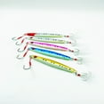thumbnail image 3 of 5 Pack Metal Jig Lure Shore Casting Spoon Jigging Bass Saltwater Fishing Tackle, 3 of 8