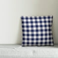 thumbnail image 3 of Creative Products Red White and Blue Buffalo Check 18x18 Spun Poly Pillow, 3 of 3