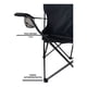 thumbnail image 3 of Silla Plegable de Playa CJR Con Funda Negro, 3 of 9