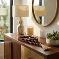 thumbnail image 3 of Decorative Wooden Beads Garland for Home Decor and Bathroom - Accent for Office, Room and Living Room Styling - Shelf and Coffee Table Decor Display Statement for Layered Surfaces - 1", Brown, 3 of 13