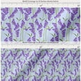 thumbnail image 2 of Soimoi Cotton Poplin Fabric Leaves & Lavender Shirting Decor Fabric Printed Yard 42 Inch Wide, 2 of 7