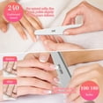 thumbnail image 3 of 6pcs Nail File Buffers, TSV Professional Nail File Set, Double Sided Nail Buffer File, Block Natural Manicure File, Acrylic Gel Nail Polisher, 100/150/180/220/240/280/1000/4000 Grit, 3 of 9