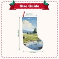 thumbnail image 3 of Lsque Pasture Cow Pattern 18 Inch Christmas Stockings, Festive Holiday Stocking for Christmas Decorations Holiday Decor, 3 of 8
