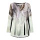 thumbnail image 4 of Puntoco, camisas informales de manga larga para mujer, jersey de cuello redondo con estampado de plumas, tops sueltos Puntoco Puntoco-1465, 4 of 5