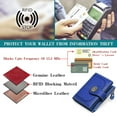 thumbnail image 6 of Sendefn Small Women Wallet Genuine Leather Bifold Purse RFID Blocking Card Holder, 6 of 7