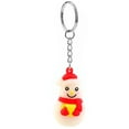 thumbnail image 1 of justharion Keychain Christmas Themed Silicone Pendant Key Ring Bag Decorative Attachment Alloy Keychain, Type 4, 1 of 7