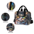 thumbnail image 5 of Lunch Bag Portable Crossbody Meal Bag Cooler Bag Insulated Lunch Bag Food Bag Handheld & Crossbody Design Cool Cat, 5 of 6