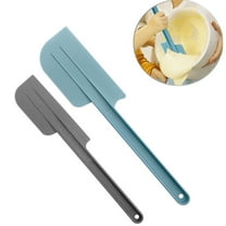 SPRING PARK 2Pcs 10/12inch Silicone Spatulas, Rubber Spatula Heat Resistant Non-Stick Flexible Scrapers Baking Mixing Tool