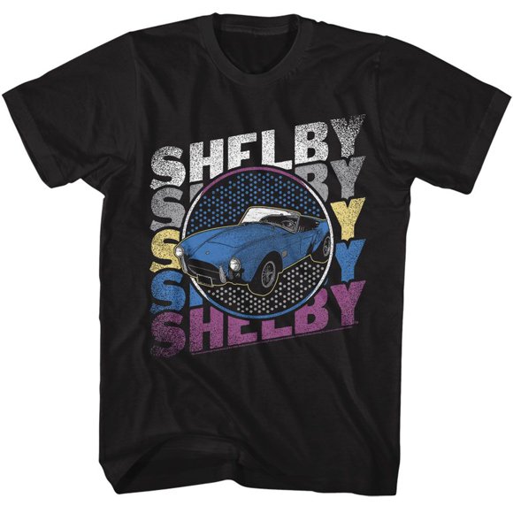 T-Shirt Noir pour Adulte Carroll Shelby Motors Shelby TP S