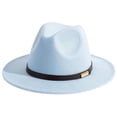 thumbnail image 2 of LIUYUNNN Leather Cowboy Hats for Boys And Classic Jazz Style French Hats, One Size, 2 of 3