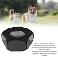 thumbnail image 4 of Pet Cage Tent, Small Animal Tent Enclosure Foldable Breathable Sturdy Structure Waterproof Portable Pop Open With Zipper Top Cover For Kitten For Hamster Black,Blue, 4 of 8