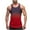 Red, variant on CHGBMOK Tank Tops Men Ribbed Tank Tops Knit Sleeveless Workout T Shirt Muscle Gym Fitness Tee Sizes M-4XL