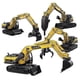 thumbnail image 1 of Toy Car Boy Large Engineering Vehicle Excavator Bulldozer Gripper Ground Drill Model, 1 of 5