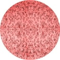 thumbnail image 1 of Ahgly Company Indoor Round Persian Red Traditional Area Rugs, 3' Round, 1 of 4