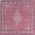 thumbnail image 3 of Unique Loom Austin Collection Area Rug - D'Amore (8' Square Pink/Beige), 3 of 8