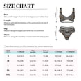 thumbnail image 4 of Kdxio Construction Machines Print Women's 2 Piece High Waisted Wrap Spaghetti Strap Summer Swimsuit Bikini Set-Large, 4 of 7