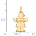 thumbnail image 2 of 14K Yellow Gold Kid Charm, 2 of 2