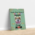 thumbnail image 3 of Kinda Busy Being Kindergarten Teacher and Corgi Mom Vertical Matte Canvas Poster Welsh Corgi Dog Lover Gifts Idea Wall Art Home Decor - 02005, 3 of 5