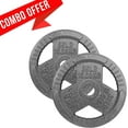 thumbnail image 6 of Yes4All Tri-Grip Handles Olympic Weight Plates/Cast Iron Weight Plates, Suitable for Barbell Exercises, Strength, Flexibility Training - 35LB (Pair), 6 of 7