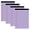 Purple, variant on A4 Legal Pads Note Pads, 4 Pc 8.11 x 11.6 Inch Wide Ruled Legal Notepads, Easy Tear-Off Ruled Writing Note Pad, 50 Sheets Each, Smooth Paper Memo Pads for Note-Taking, Work and Daily Use, Pink