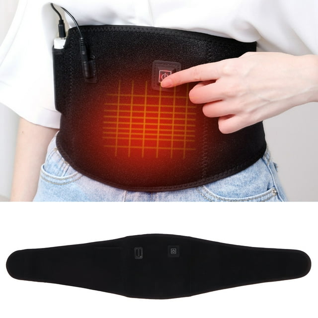Heat Belly Wrap Belt, Portable Electric Waist Heating Belt Breathable with Thermal Module for Relieve Discomfort