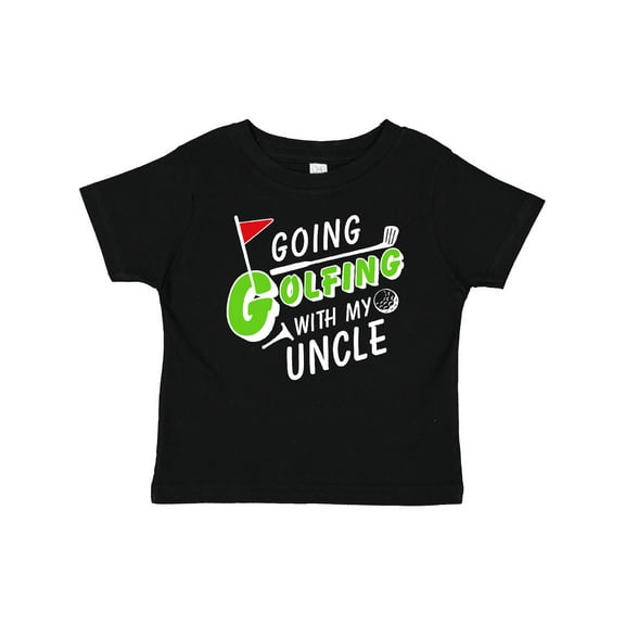 Inktastic Going Golfing with My Uncle Kids Golf Boys or Girls Baby T-Shirt
