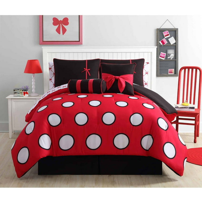 Black Polka Dot Comforter