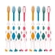 thumbnail image 1 of newrichbee 8 paquetes de cepillos de dientes para niños, extra suaves, encantadores ciervos, cepillos de dientes para niños de 2 a 8 años (rosa, naranja, azul y verde), 1 of 6