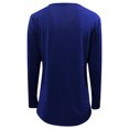 thumbnail image 5 of Navidad mujer Casual ahueca hacia fuera la impresión de manga larga delgada blusa camiseta Tops Fridja fhghd579, 5 of 5