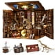 thumbnail image 1 of MiniCity Book Nook Kit DIY, casa en miniatura con luz LED, 1 of 7