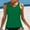 #01 Green, variant on Fnochy High Neck Tankini Top Backless Bathing Suit Tops for Women Swimsuit Top Key Hole Swim Top Only