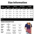 thumbnail image 3 of Womens Tops Women's T Shirt Tee Casual V-neck Short-sleeved T-shirt Solid Button Top, 3 of 5