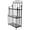 Black, variant on vidaXL 22.8" x 11.8" x 45.3" 3-Tier Orange Iron Tube and Ceramic Tile Mosaic Plant Rack