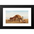 thumbnail image 2 of Alexander Von Bensa 18x12 Black Modern Framed Museum Art Print Titled - Resting in the Puszta, 2 of 5
