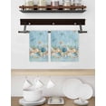 thumbnail image 3 of Beach Coastal Blue Kitchen Dish Towels for Drying Dishes Set of 3, Nautical Shell Starfish Coral Summer Waffle Weave Microfiber Hand Tea Bathroom Towels Quick Dry & Absorbent Towel 15.7x23.6, 3 of 7
