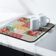 thumbnail image 4 of Washable Quick Dish Drying Mats Non-Slip Coffee Maker Mat For Kitchen Counter Home Coffee Bar Pad 16''''x18'''', black-1, 4 of 5