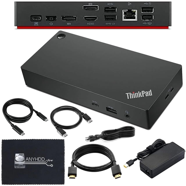 Estación de Acoplamiento ANYHDD 40AY0090US Doble Monitor 4K 90W